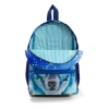 CORAL HIGH 23543 KİDS LACİVERT MAVİ KURT DESENLİ İKİ BÖLMELİ MİNİK YUVA SIRT ÇANTASI