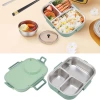 VAGONLİFE PASLANMAZ ÇELİK BÖLMELİ YEMEK KABI - LUNCH BOX  BL70010 900 ML YEŞİL