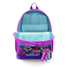 CORAL HIGH 23756 KIDS PEMBE MOR KAPLUMBAĞA DESENLİ DÖRT BÖLMELİ SIRT ÇANTASI