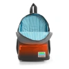 CORAL HIGH 23548 KIDS GRİ TURUNCU RENK GEÇİŞLİ İKİ BÖLMELİ MİNİK YUVA SIRT ÇANTASI