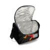 CORAL HIGH 11783 KIDS SİYAH GRİ BASKETBOL DESENLİ THERMO BESLENME ÇANTASI