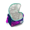 CORAL HIGH 11769 KIDS PEMBE LACİVERT GRAFİTİ DESENLİ THERMO BESLENME ÇANTASI