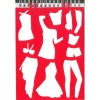 GIPTA STYLE ON K9006 STICKERLI  MODA TASARIM DEFTERİ 14X20 SKETCH BOOK