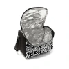 CORAL HIGH 22782 KIDS SİYAH BEYAZ GEOMETRİK DESENLİ THERMO BESLENME ÇANTASI