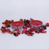 NUR MUM X-653 TEALIGHT BÜYÜK 2Lİ KURU YAPRAKLI MUM SET 6cm