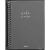PAPİRÜS  NOTE CASE SİMLİ SERT KAPAK SPİRALLİ 14X19 120YP. KARELİ DEFTER
