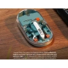 EVEREST SM-BT29 GLASSY USB GRİ TRANSPARAN BLUETOOTH VE 2.4GHZ KABLOSUZ MOUSE
