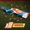 HASBRO G0218 NERF N SERİSİ STRİKEBACK SÜNGER ATAN SİLAH 18 MERMİ 8+