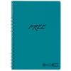 KESKİN COLOR A5 SPİRALLİ PP KAPAK FREE ÇİZGİSİZ DEFTER 80 YP.