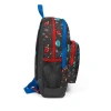 CORAL HIGH 23469 KİDS KOYU GRİ KIRMIZI UZAY DESENLİ DÖRT BÖLMELİ OKUL SIRT ÇANTASI