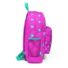 CORAL HIGH 23113 KİDS NEON PEMBE SU YEŞİLİ KALP DESENLİ DÖRT BÖLMELİ OKUL SIRT ÇANTASI