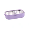 VAGONLİFE PASLANMAZ ÇELİK YEMEK KABI - LUNCH BOX BL2106 LİLA-GRİ