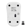 EVEREST SM-833 USB 1200dpi KABLOSUZ OPTİK MOUSE BEYAZ-TURKUAZ