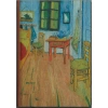 DEFFTER ART OF WORLD  / VINCENT VAN GOGH - THE BEDROOM 14X20 SERT KAPAK ÇİZGİLİ DEFTER 96YP.