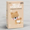 HELLO CRAFTS  ADORABLE KC976  CROCHET AMIGURUMI ÖRGÜ KİTİ - KÖPEK PEPPER THE PUPPY (1 SET)