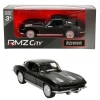 SUNMAN 554058M RMZ CITY 1:32 DARK SERİSİ 1963 CHEVROLET CORVETTE DIE CAST MODEL METAL ARABA KUTULU 5+  -TEKLİ