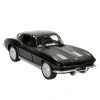 SUNMAN 554058M RMZ CITY 1:32 DARK SERİSİ 1963 CHEVROLET CORVETTE DIE CAST MODEL METAL ARABA KUTULU 5+  -TEKLİ