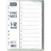 KRAF SEPARATÖR 1012  1-12 RAKAM AYRAÇ INDEX