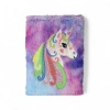 KAR YLMZ.PD-102 UNICORN SİMLİ PELUŞ HATIRA DEFTERİ ÇİZGİLİ