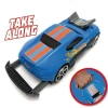 MATTEL HWCC15 HOT WHEELS 15 ARAÇ KAPASİTELİ YARIŞ ARABA MODELİ 2İN1 MAVİ TAŞIMA VE SAKLAMA ÇANTASI +3
