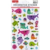 TANEX KIDS TNX-27176 DEKOTARİF ETİKETLER - KABARTMA RENKLİ BALIKLAR SERİSİ - 1 ADET