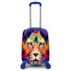 CORAL HIGH 16732 LACİVERT SAKS ASLAN DESENLİ MİNİ ÇOCUK VALİZİ