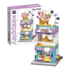 VAGONLIFE KEEPPLEY C0108 BUBBLE TEA KAFE 302 PARÇA BLOCK OYUNCAK +6