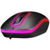 EVEREST SM-166 USB IŞIKLI OPTİK KABLOLU MOUSE  SİYAH