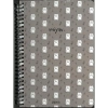 PAPİRÜS MİYAV/HAV HAV MIX SERT KAPAK SPİRALLİ 14X19 120YP. KARELİ DEFTER - TEKLİ
