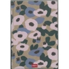PAPİRÜS ÇİÇEK SERT KAPAK CİLTLİ 16X23 96YP. KARELİ DEFTER - TEKLİ
