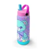 CORAL HIGH 38305 KIDS MİLKA ŞEKER AYICIK DESENLİ KATLANIR AĞIZLI PİPETLİ ÇELİK TERMOS 650ML
