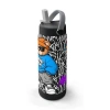CORAL HIGH 38332 KIDS GRAFİTİ AYICIK DESENLİ KATLANIR AĞIZLI PİPETLİ ÇELİK TERMOS 650ML
