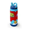 CORAL HIGH 38327 KIDS KIRMIZI MAVİ ASTRONOT UZAY DESENLİ KATLANIR AĞIZLI PİPETLİ ÇELİK TERMOS 650ML