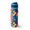 CORAL HIGH 38510 KIDS RENKLİ KAMUFLAJ DESENLİ PİPETLİ VE DİREKT İÇİM ÇELİK TERMOS 800ML