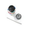 CORAL HIGH 38503 KIDS ÇOK RENKLİ DAMA DESENLİ PİPETLİ VE DİREKT İÇİM ÇELİK TERMOS 800ML