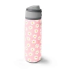 CORAL HIGH 38502 KIDS PEMBE BEYAZ PAPATYA DESENLİ PİPETLİ VE DİREKT İÇİM ÇELİK TERMOS 800ML