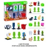 NECO MINECRAFT MC2270 TOPPEEZ 3D FİGÜR KALEM BAŞLIĞI S2 8 Lİ SET 8+