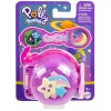 MATTEL HRD73/JCC34 POLLY POCKET SEVİMLİ HAYVANCIK TEMALI MİNİ OYUN SETİ MOR 4+