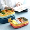 VAGONLİFE ÇELİK YEMEK KABI TEK BÖLMELİ 1000 ML - LUNCH BOX  XC-483  KARIŞIK RENK (TEKLİ)