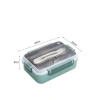 VAGONLİFE PASLANMAZ ÇELİK BÖLMELİ YEMEK KABI 3 BÖLMELİ - LUNCH BOX BL50467 1000 ML - YEŞİL