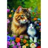 KS GAMES 19257 CATS FAMILY 34x48cm YAPBOZ/PUZZLE 300 PARÇA