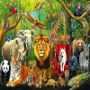 KS GAMES 31504 FOREST ANIMALS 34x48cm YAPBOZ/PUZZLE 100 PARÇA