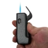 QUANTORO MGM05-58  DELİCİLİ TEK TORCH – JET ALEV ÇAKMAK –  SİYAH NOKTA DESENLİ