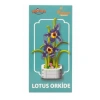 DOSTOYS 103I-2 BLOSSOM KRİSTAL GRADYAN ÇİÇEKLER BLOK OYUNCAK LOTUS ORKİDE