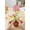 DOSTOYS 116-1 MİNİ ÇİÇEK BLOK OYUNCAK PEMBE JAPON GÜLÜ 315 PARÇA 6+