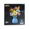 DOSTOYS 109-7 ÇİÇEK BLOK OYUNCAK VAZOLU ÇİÇEK BUKETİ