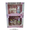 MEGA 6621A-3 BAY DREAMY MINI AKSESUARLI PET YEMEK MASASI SETİ 3+