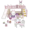 MEGA 6638 BAY DREAMY MINI AKSESUARLI ÇİFT KİŞİLİK ÇOÇUK ODASI SETİ 3+