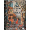 GIPTA İSTANBUL NOTES SPİRALLİ SERT KAPAK 17x24 80 YP. KARELİ DEFTER - 7336 (TEKLİ)