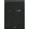 PAPİRÜS  MİNİ SERT KAPAK ÜSTTEN SPİRALLİ 19X27 80YP. ÇİZGİSİZ (DÜZ) BLOKNOT DEFTER